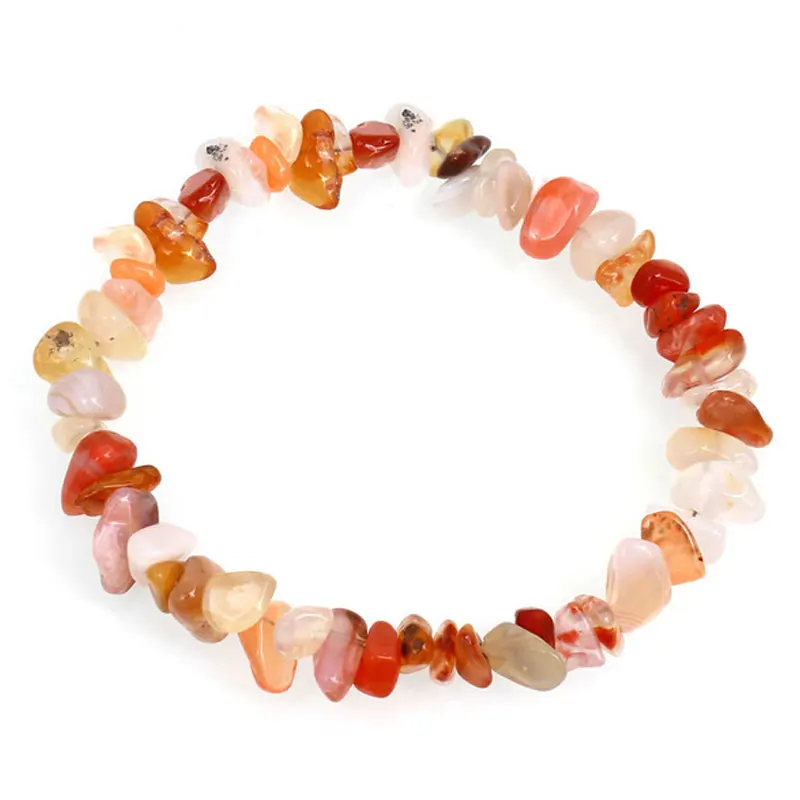 Разноцветные браслеты из драгоценных камней Самородки браслет на запястье