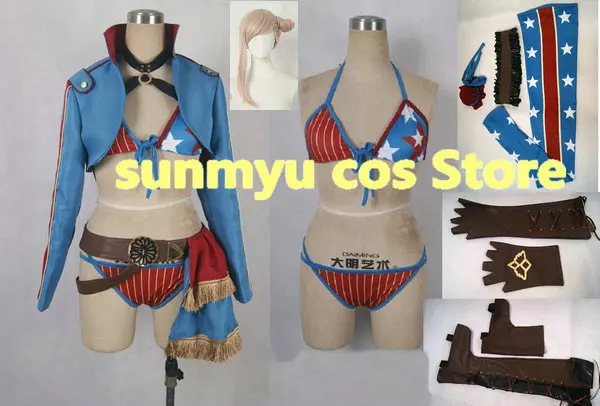 

FGO Fate Grand Order Миямото Мусаси бикини купальный костюм одежда косплей костюм, индивидуальный Размер Хэллоуин