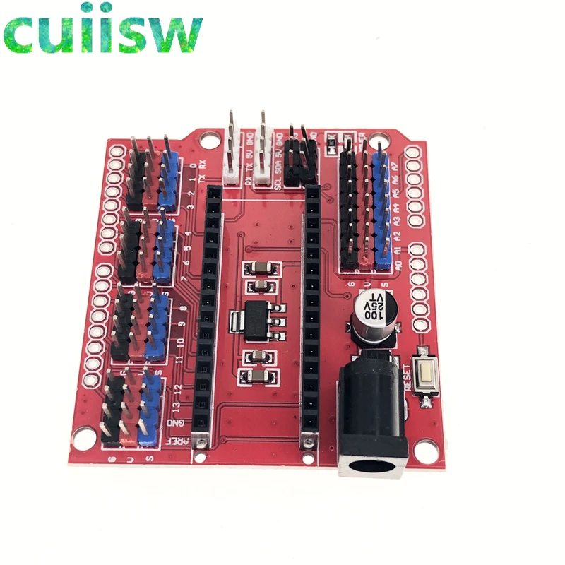 NANO I / O датчик расширения щит модуль для arduino UNO R3 Nano V3.0 3 В выход один | Электронные