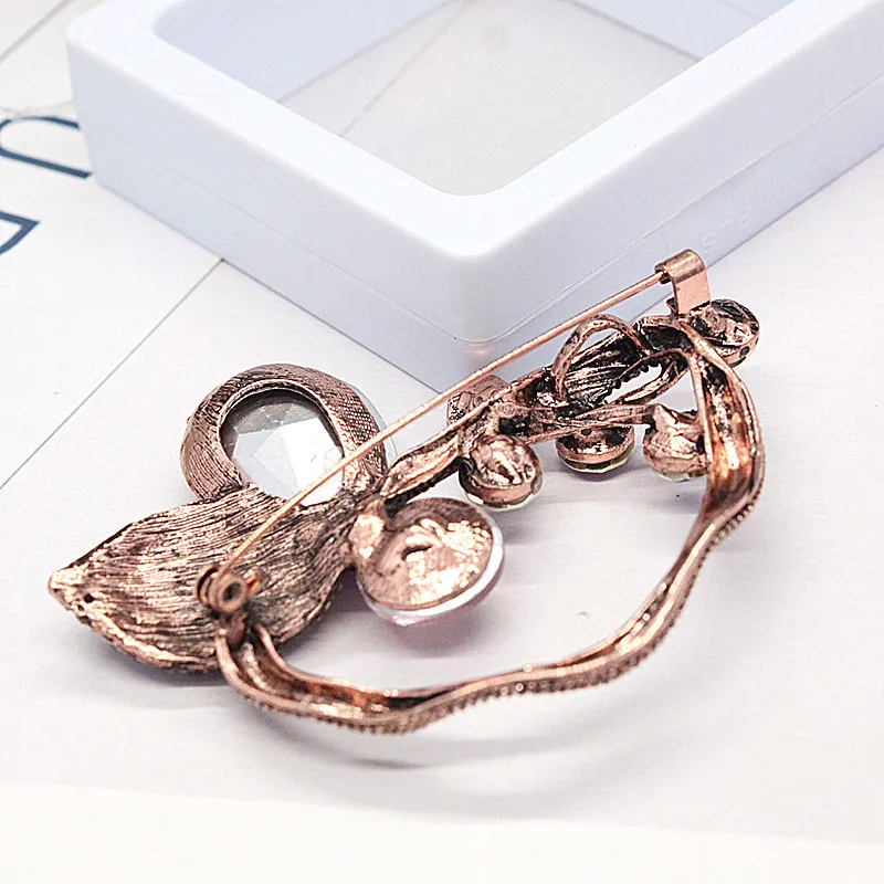 Модные броши в виде больших листьев для женщин 2019 винтажная оригинальная брошь