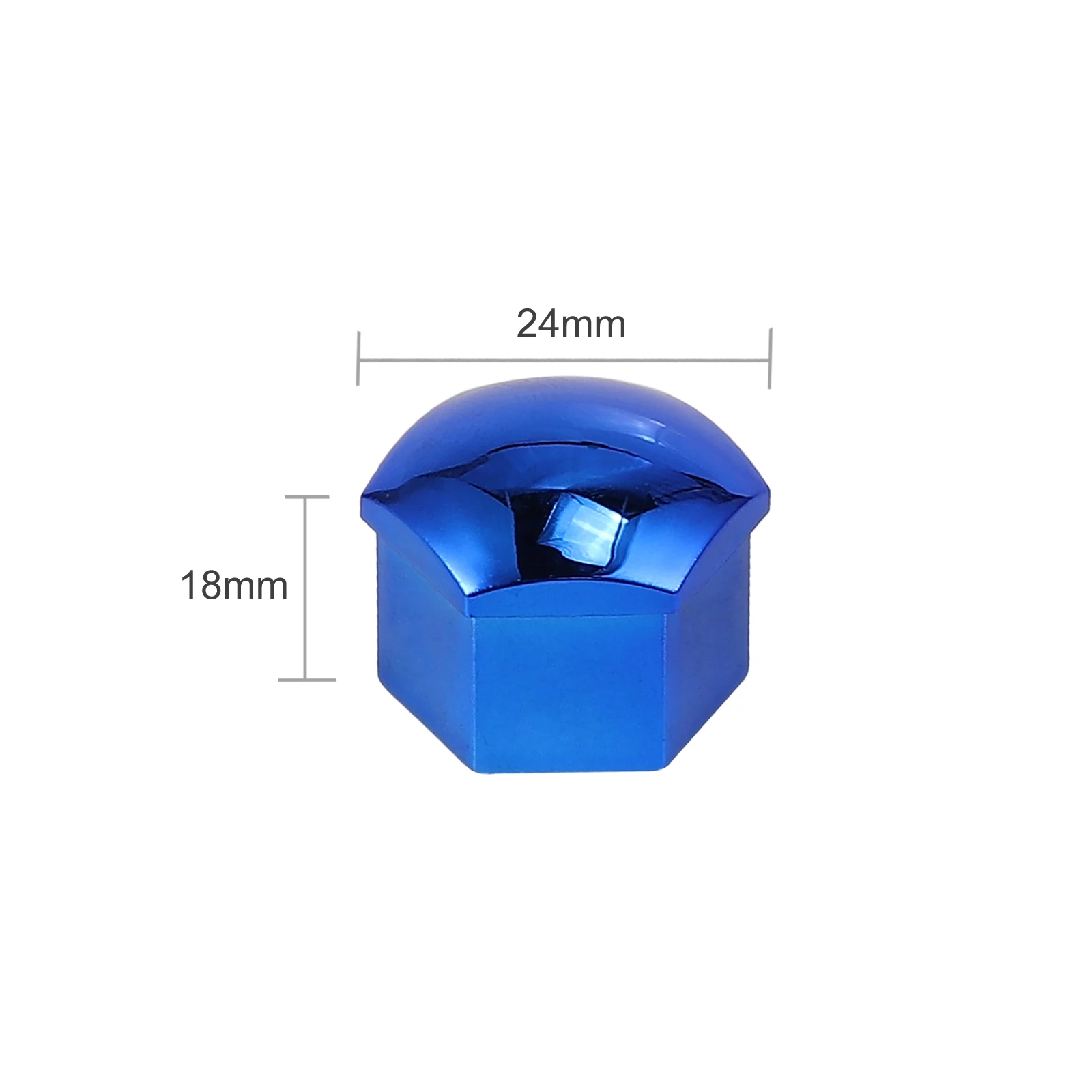 Justech 20 шт. 17 мм автомобильные СПЛАВ КОЛЕСНЫЕ гайка с болтом крышка головки хром