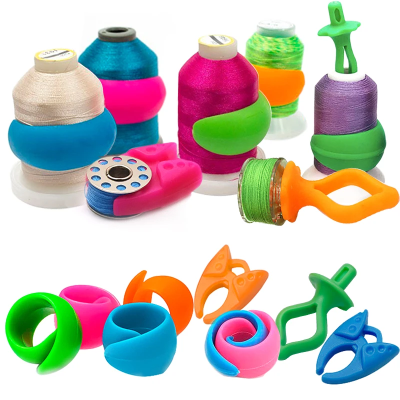 MIUSIE 24 шт. силиконовые зажимы для шпули набор зажимов фиксации вышивка стеганая и