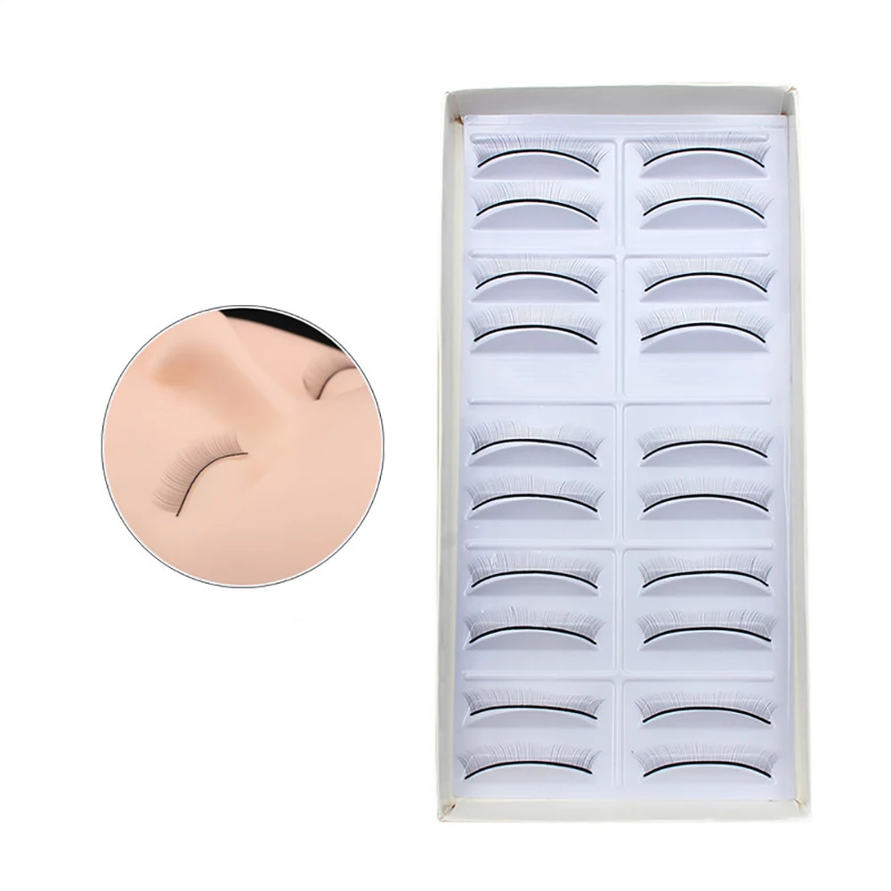 Накладные ресницы из искусственного волокна набор 10 пар простые в использовании