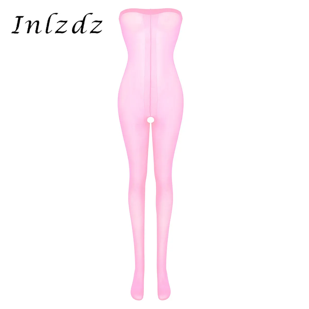 

Женское Эротическое нижнее белье без косточек, чулки, ультра блестящие, растягивающиеся, с открытым шаговым швом, 30 ден, колготки, нижнее белье