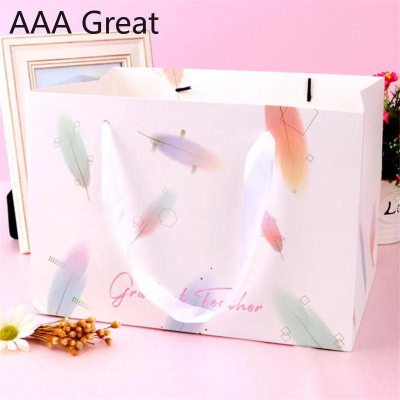 10 шт./лот стоячие красочные пакеты подарочная упаковка с открытым верхом