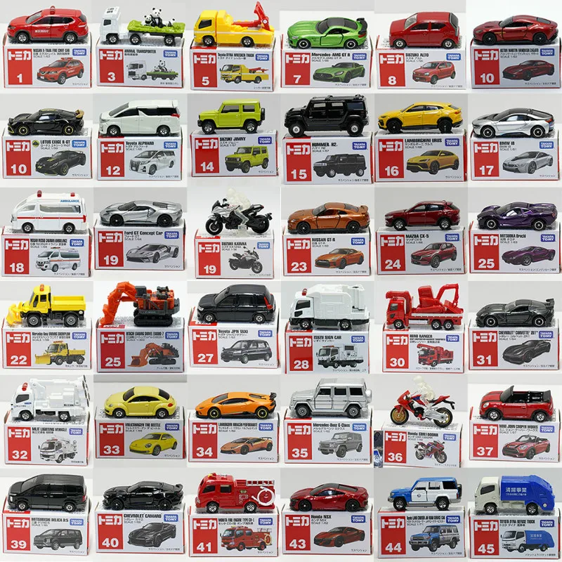

Takara TOMY Tomica Car Diecast Toys Mini Metal Model Car Toys Anime Collection Model Car Classic Children Toys Christmas Gifts