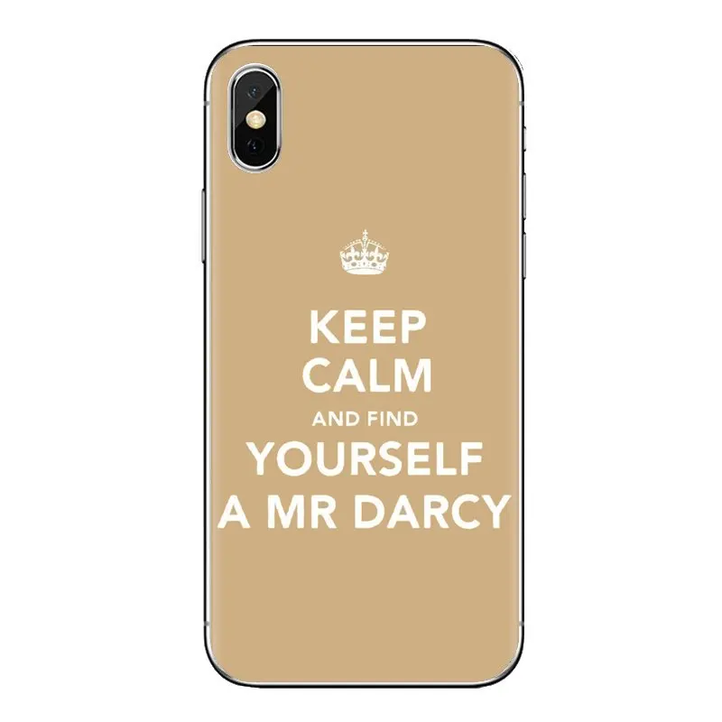 Мистер Дарси с символическим узорным прозрачный мягкий чехол для samsung Galaxy S3 S4 S5