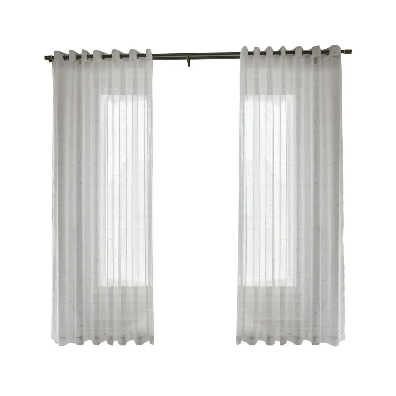 Тюлевые занавески из золотистой проволоки для гостиной прозрачные Занавески