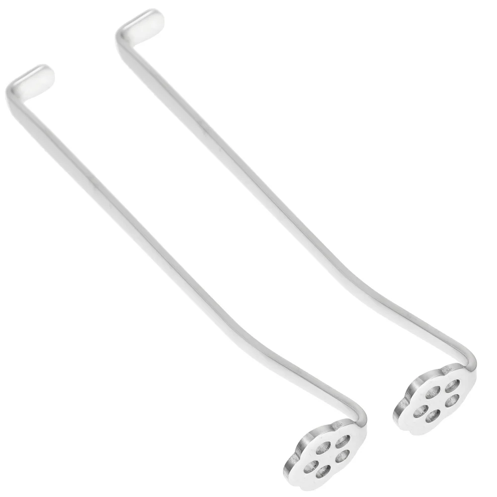 

2pcs Stainless Steel Manual Fruit Juicers Hand Pressure Stirring Sticks (Silver)