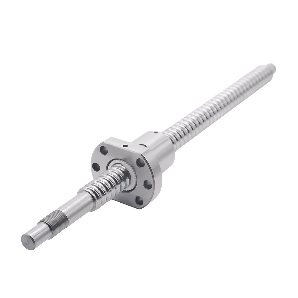 

Free shipping SFU1204 rolled ball screw C7 with 1204 flange single ball nut for BK/BF10 end machined CNC parts RM1204