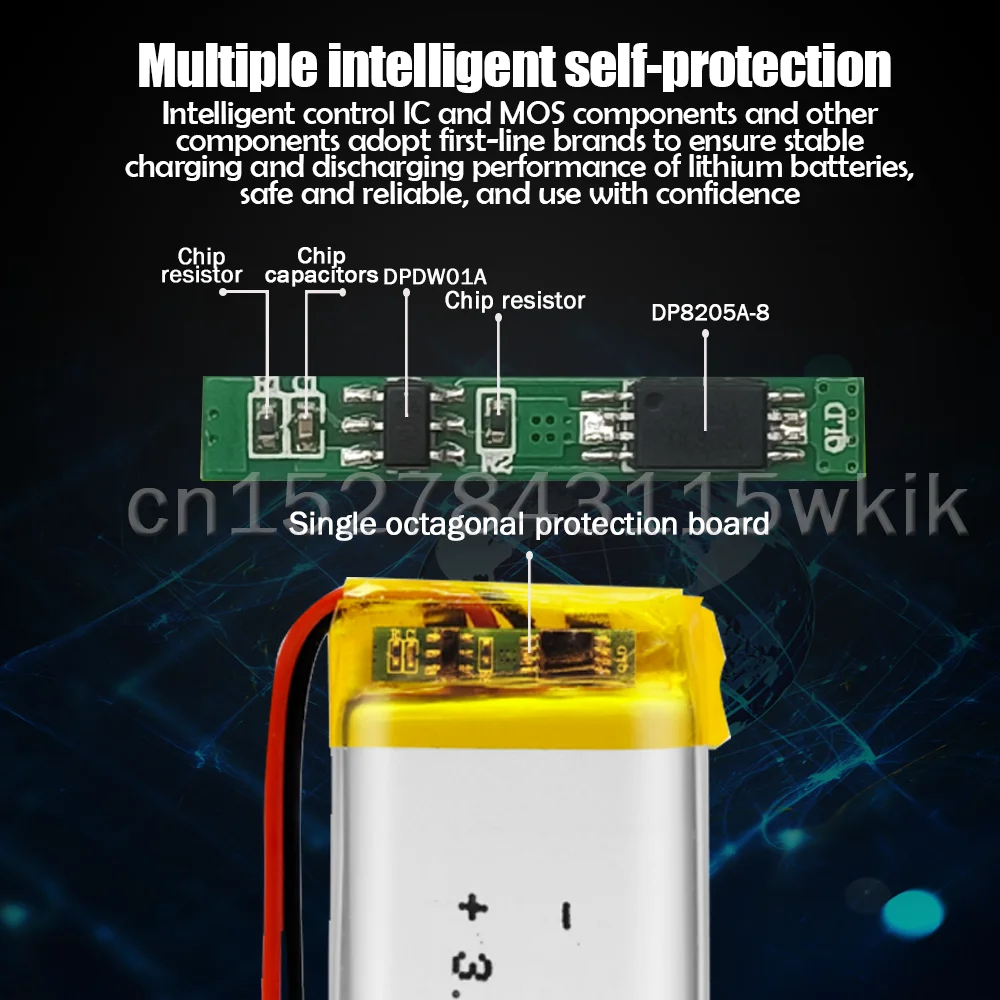 Литий-ионный аккумулятор 402050 3 7 в 420 мАч с печатной платой для MP3 MP4 DVR PSP GPS