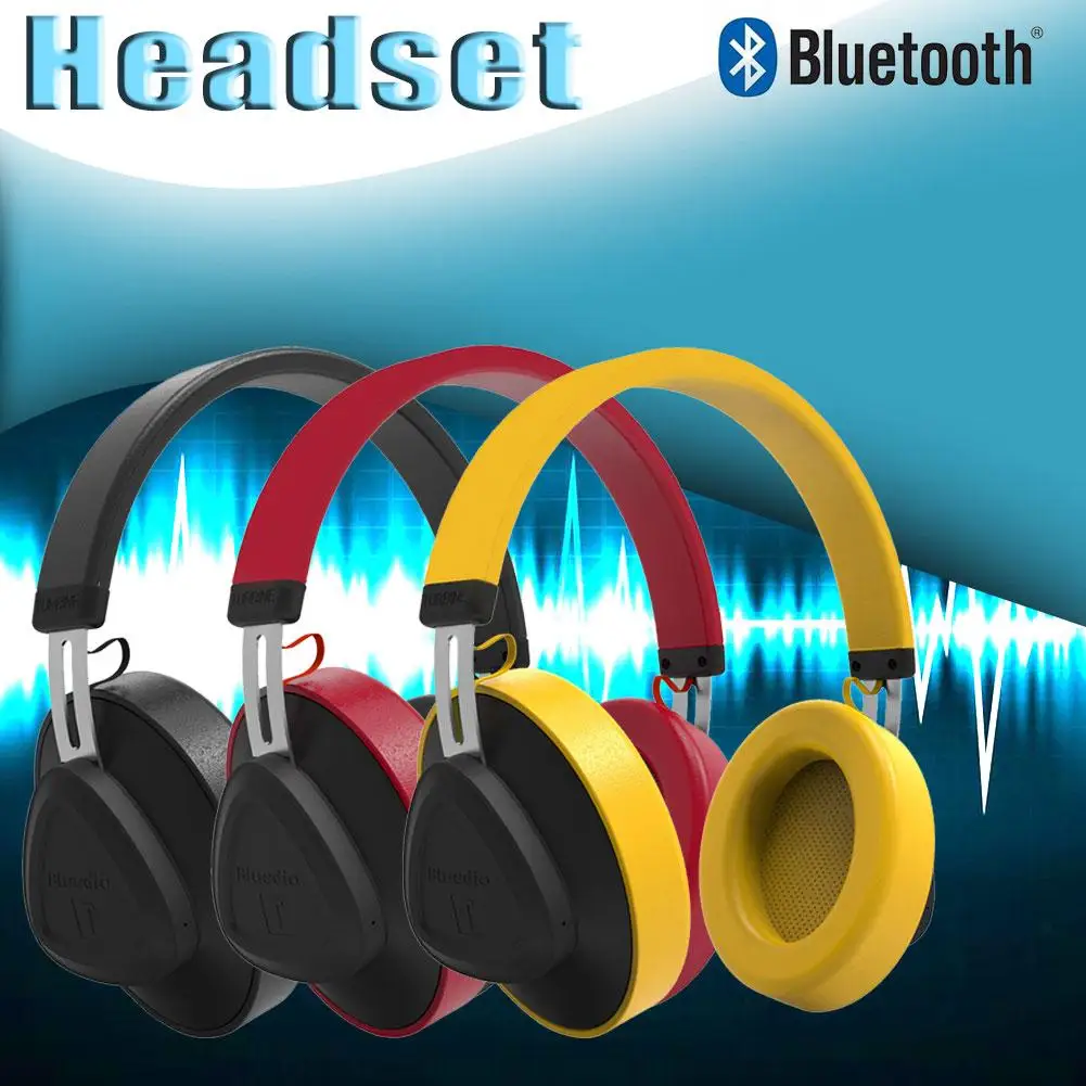 Горячая продажа Bluedio Bluetooth TM гарнитура монитор беспроводные наушники микрофон