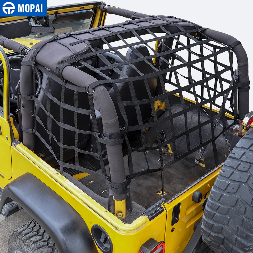 Автомобильный чехол MOPAI для Jeep Wrangler TJ автомобильный багажник сетка хранения
