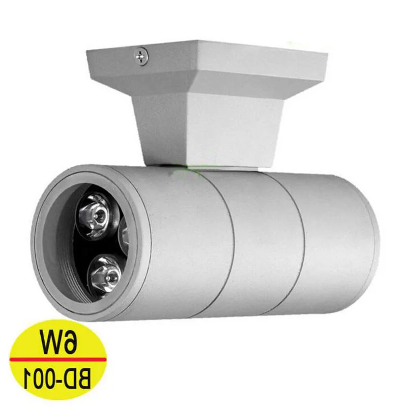 10 шт./лот водонепроницаемые 6 Вт Светодиодные настенные лампы садовые балконные