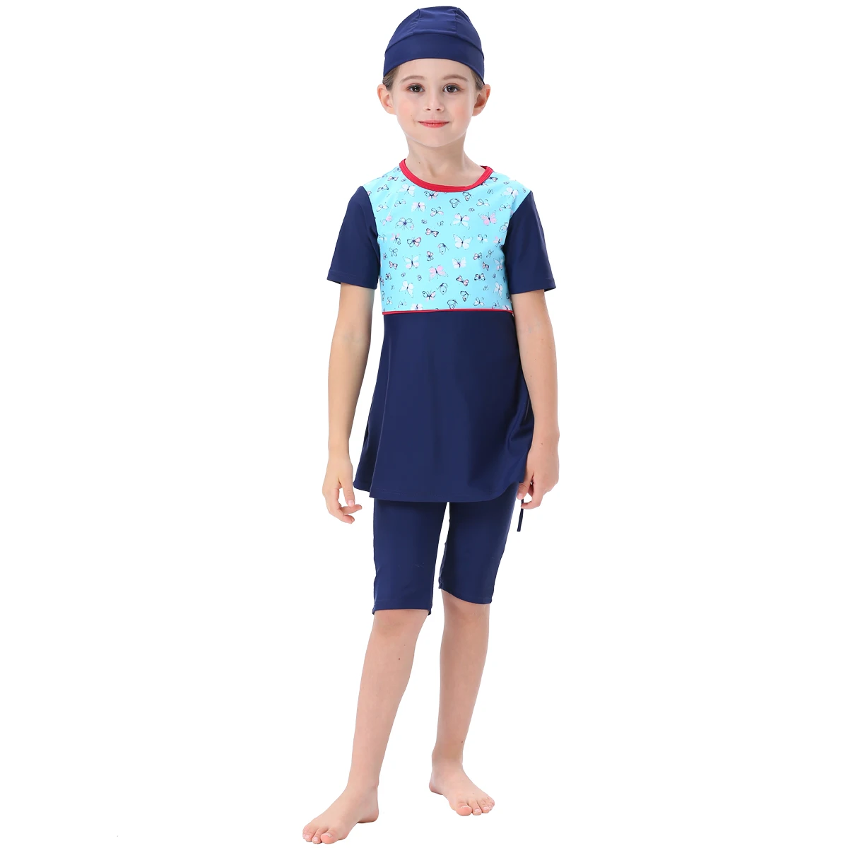 Мусульманские купальники для девочек детские в исламском буркине костюмы