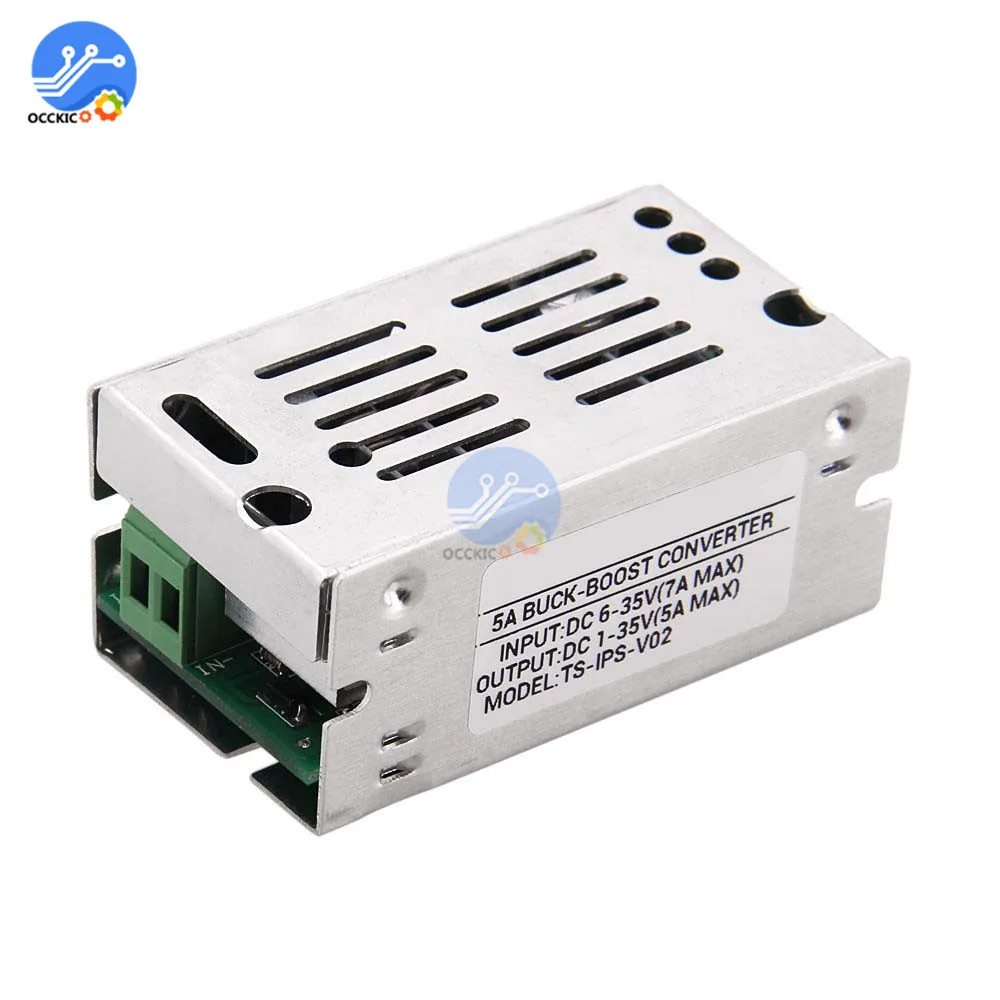 Модуль автоматического понижающего преобразователя мощности 5A регулируемый