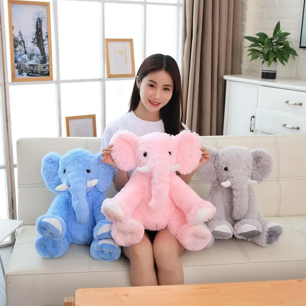 

Hot New 1pc 50cm Cute Infant Plush Toy Soft Appease Elephant Playmate Calm Doll Baby Pillow s Stuffed