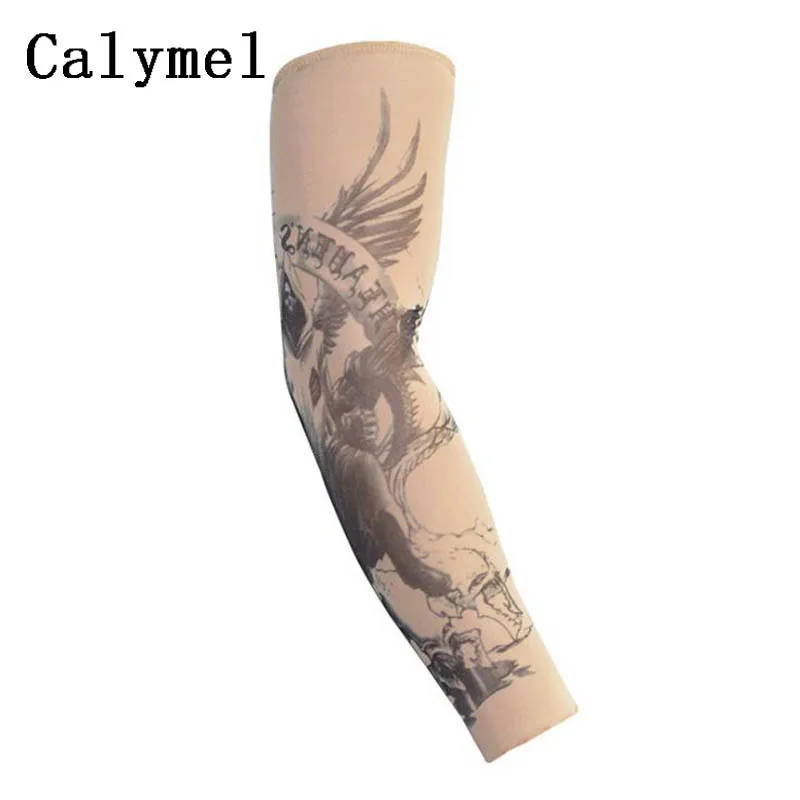 Calymel анти-солнце мода унисекс 1 пара татуировки на руку ногу рукава высокие