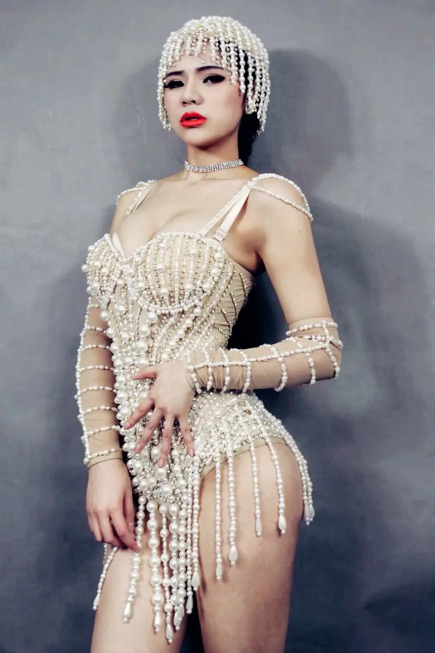 Ночной клуб цельная одежда для празднования вечеринки женский наряд выпускного