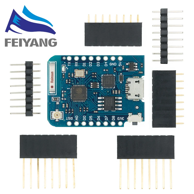 WeMos D1 Mini Pro V3.0 NodeMcu 4 Мб/16 Мб байт Lua WIFI Интернет вещей Плата развития ESP8266 CH340G Nodemcu