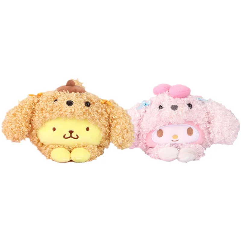 

10CM Cartoon Stuffed Animals Kuromi My Melody Cinnamoroll Plush Toy Anime Kawaii Cute Soft Plushie Girls Decorate Doll Toys Gift