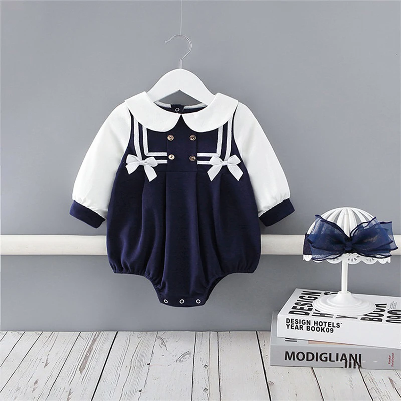 

Детский комбинезон с длинным рукавом, в стиле колледжа