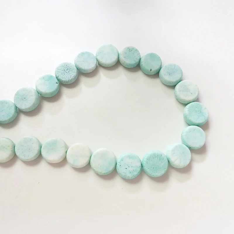 2019 Мода 14 мм 7 шт./упак. светильник синим губчатым материалом коралл круглые