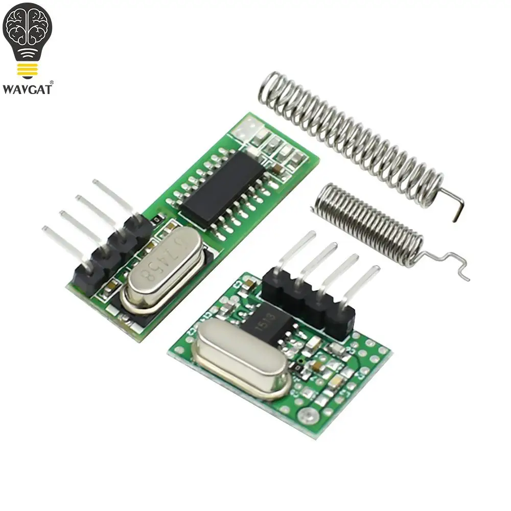 433 Mhz Superheterodyne RF Receiver and Transmitter Module 433Mhz Remote controls For Arduino uno Wireless module Diy Kits