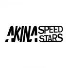 Виниловые наклейки AKINA SPEED STARS, забавные наклейки JDM с инициалом D и опущенной гоночной машинкой, водонепроницаемые автоаксессуары, ПВХ, 23 см * 6 см