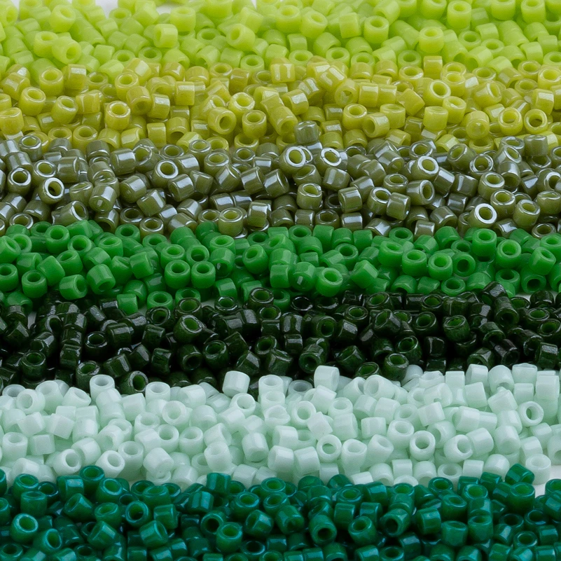 Тайдиан Miyuki Delica Seed Bead 11/0 для Broderie De Perles Francaises непрозрачный белый DB200 1,6x1,3 мм около 1000 штук