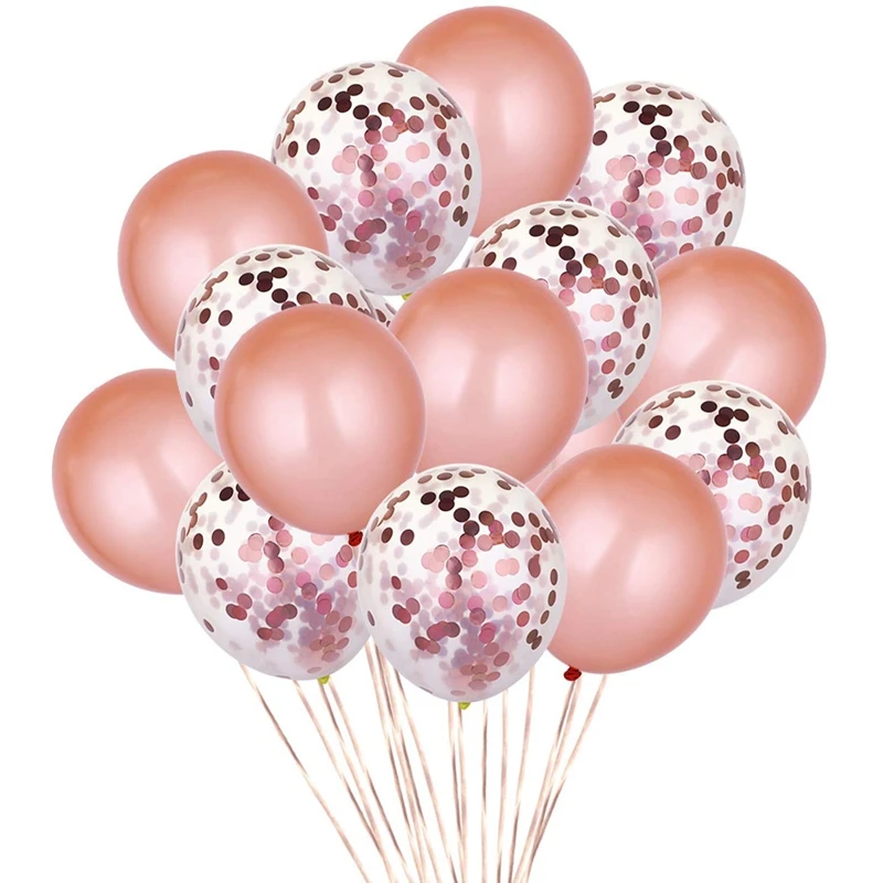 

25Pcs Creative Balloons Sequin Table Flag Curtain Party Decorations Suit For Christmas Birthday Party Wedding Scenes Decorations