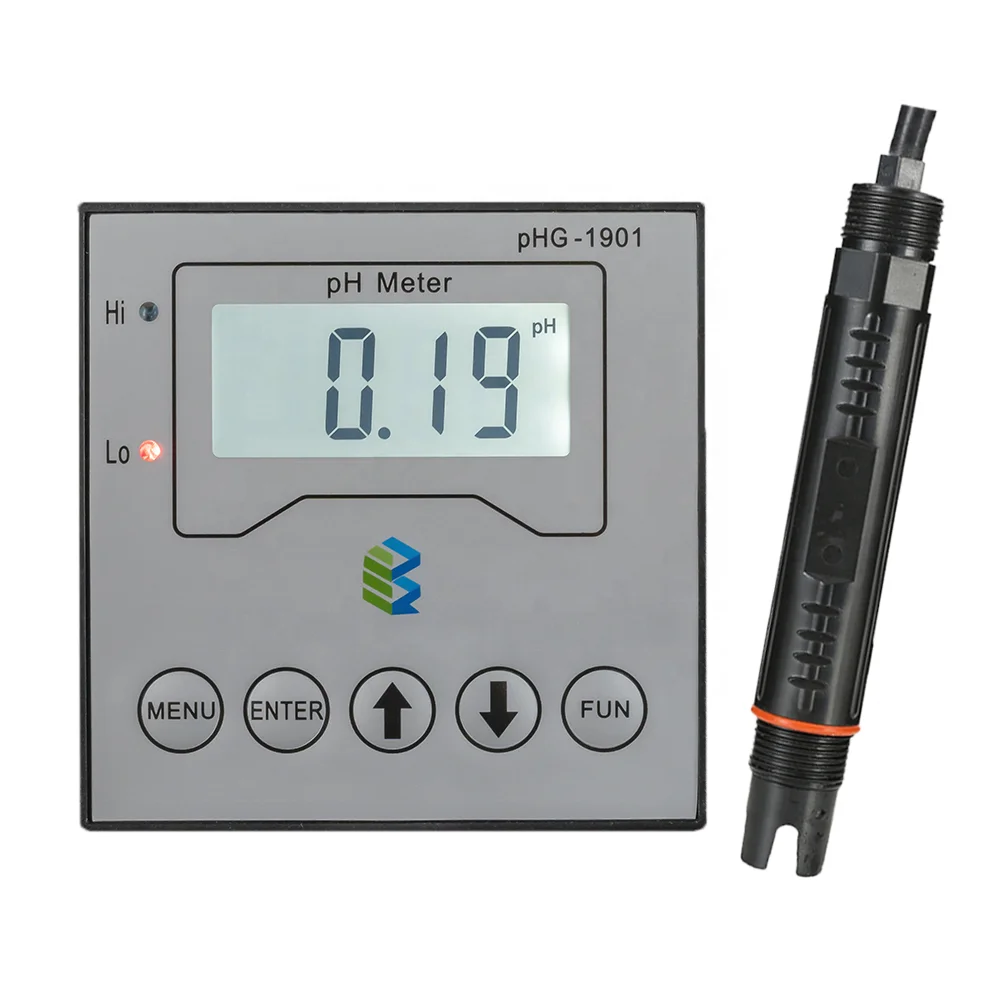 

High Precision Panel Mounted pH Transmitter water and dust protection