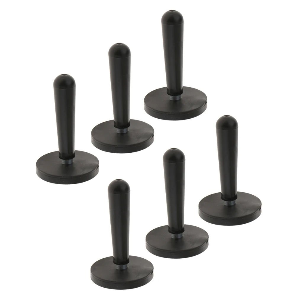 6x Черный Автомобильный виниловый захват магниты для графического