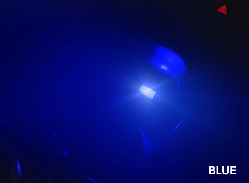 Новая популярная Автомобильная мини-USB светодиодсветодиодный атмосферная лампа