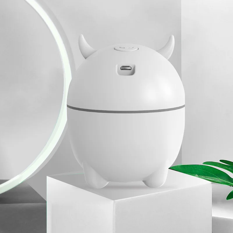 

ELOOLE 2020 280 ml Portable Lovely USB Air Ultrasonic Humidifier Aromatherapy Diffuser Mist Spray With LED Night For Car Home