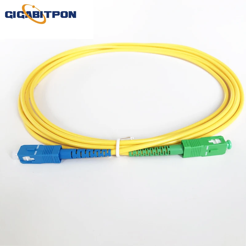 5PCS 5M length APC UPC FC ST LC SC single-mode simplex fiber jumper 2.0mm