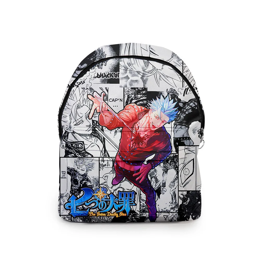 

Японский рюкзак с аниме «Семь смертных грехов», водонепроницаемая школьная сумка для учеников начальной и средней школы, для мальчиков и де...