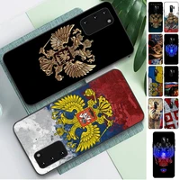 toplbpcs russia russian flags emblem phone case for samsung s10 21 20 9 8 plus lite s20 ultra 7edge