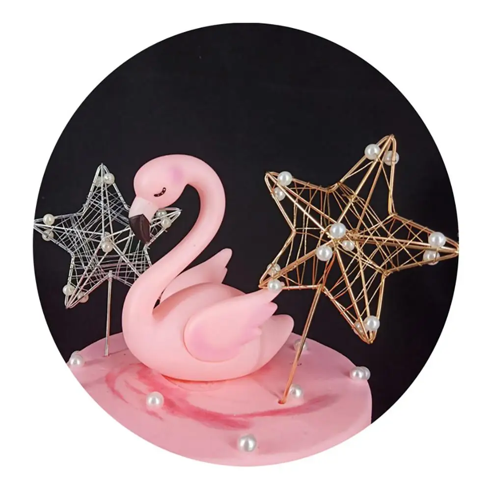 Совершенно новый 1 шт. Луна Звезда в форме сердца светодиодный жемчужный торт