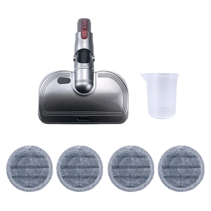 

Vacuum Cleaner Electric Mop Head for DYSON V7 V8 with LED Light and Water Tank Integrated Brush Head