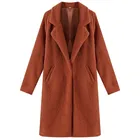 Осенне-зимнее пальто NEWDISCVRY, Женское пальто из искусственного меха, женская теплая меховая куртка Тедди, женское плюшевое пальто, женская верхняя одежда