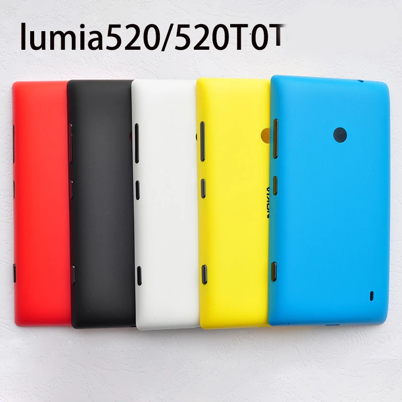 Задняя крышка батарейного отсека для nokia 520 Microsoft Lumia задняя с логотипом |