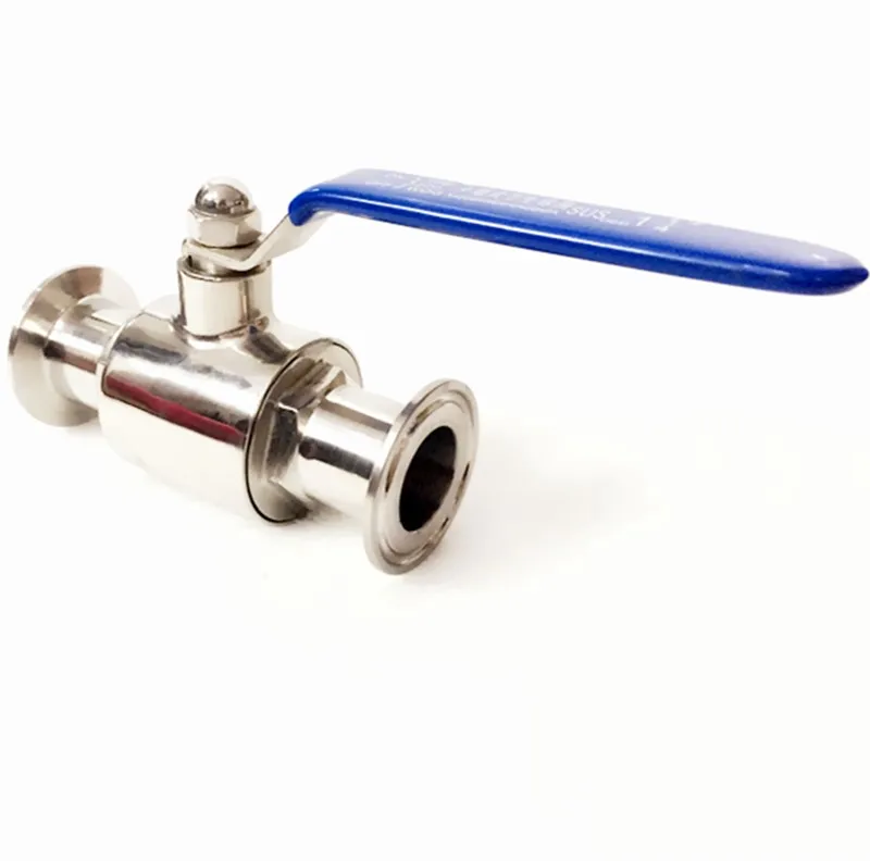 Санитарный шаровой клапан с полным отверстием зажим сварного типа ручкой