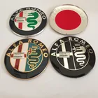 Эмблема для автомобиля ALFA ROMEO 74 мм 7,4 см, эмблема знака для Mito 147 156 159 166 Giulietta Spider GT, 2 шт.