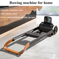 with dust cover door to door seller pay the taxes high quality wood grain bottom intelligent rowing machine