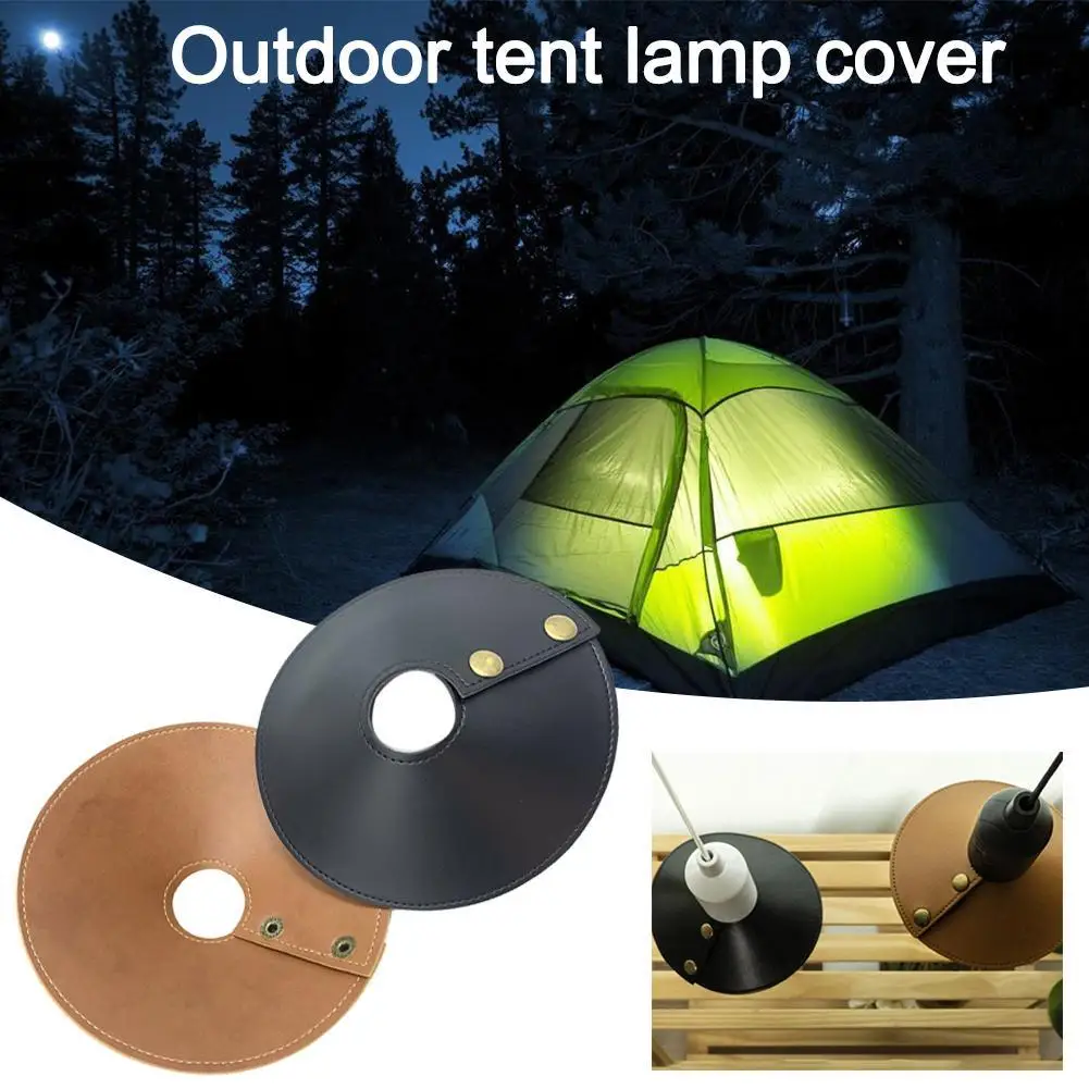 

Outdoor Camping Leather Lamp Shield Spotlight PU Protective Dust-proof Anti Removable Replacement Cover Cover Dust Light W9Y0