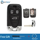 OkeyTech Чехол для автомобильного ключа с дистанционным управлением для Alfa Romeo 159 Brera 156 Spider, 3 кнопки, чехол для ключа, запасной чехол для смартфона