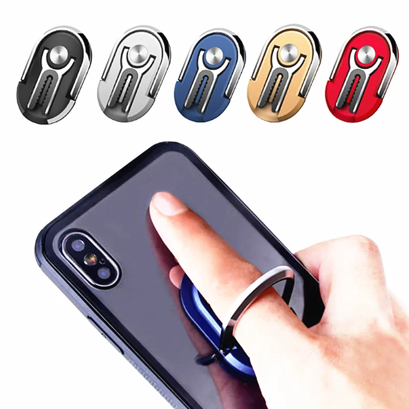 

2021 New 2 In 1 Universal Multipurpose Mobile Phone Bracket Holder Stand 360 Degree Finger Ring Car Phone Mount Stand Holder