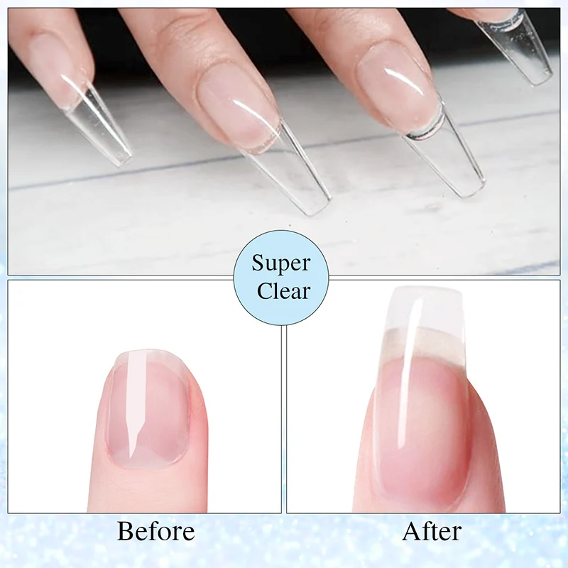 Цветной полигель SAVILAND для ногтей прозрачный гель наращивания 60 мл желеобразный