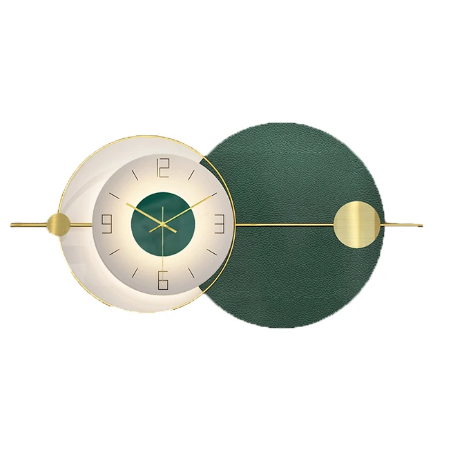 

Современные настенные часы, часы для гостиной, бытовые атмосферные часы, Настенные часы Тихий свет, роскошные декоративные настенные часы